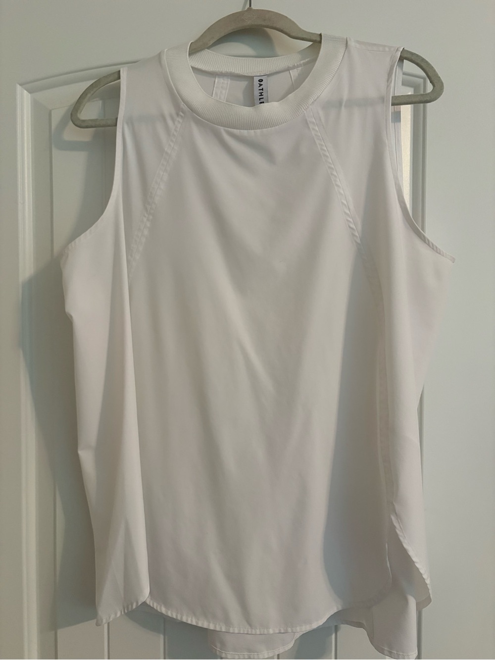 Athleta White Performance Sleeveless Tank